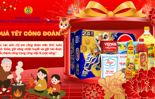 THÔNG BÁO TẶNG QUÀ TẾT CHO CÔNG ĐOÀN VIÊN CÔNG TY TNHH SẢN PHẨM CÔNG NGHIỆP SHC