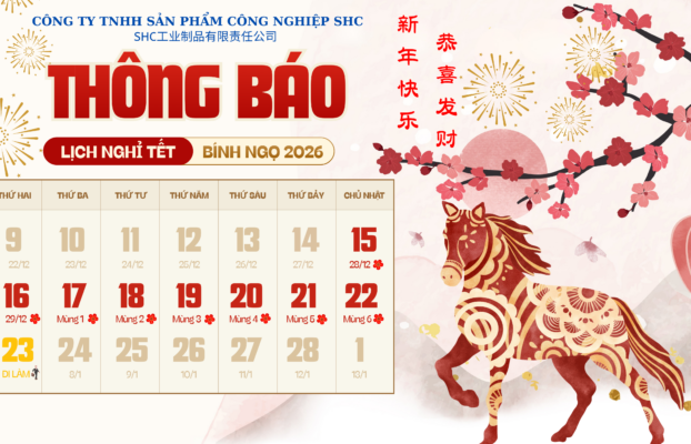 THÔNG BÁO LỊCH NGHỈ TẾT NGUYÊN ĐÁN BÍNH NGỌ  2026