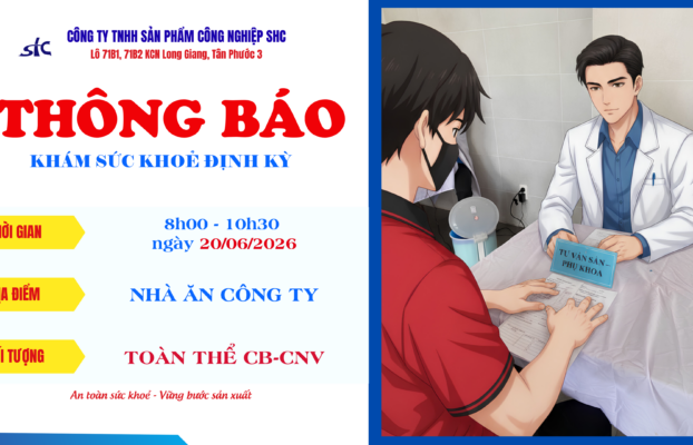 [THÔNG BÁO] LỊCH KHÁM SỨC KHỎE ĐỊNH KỲ SHC NĂM 2026